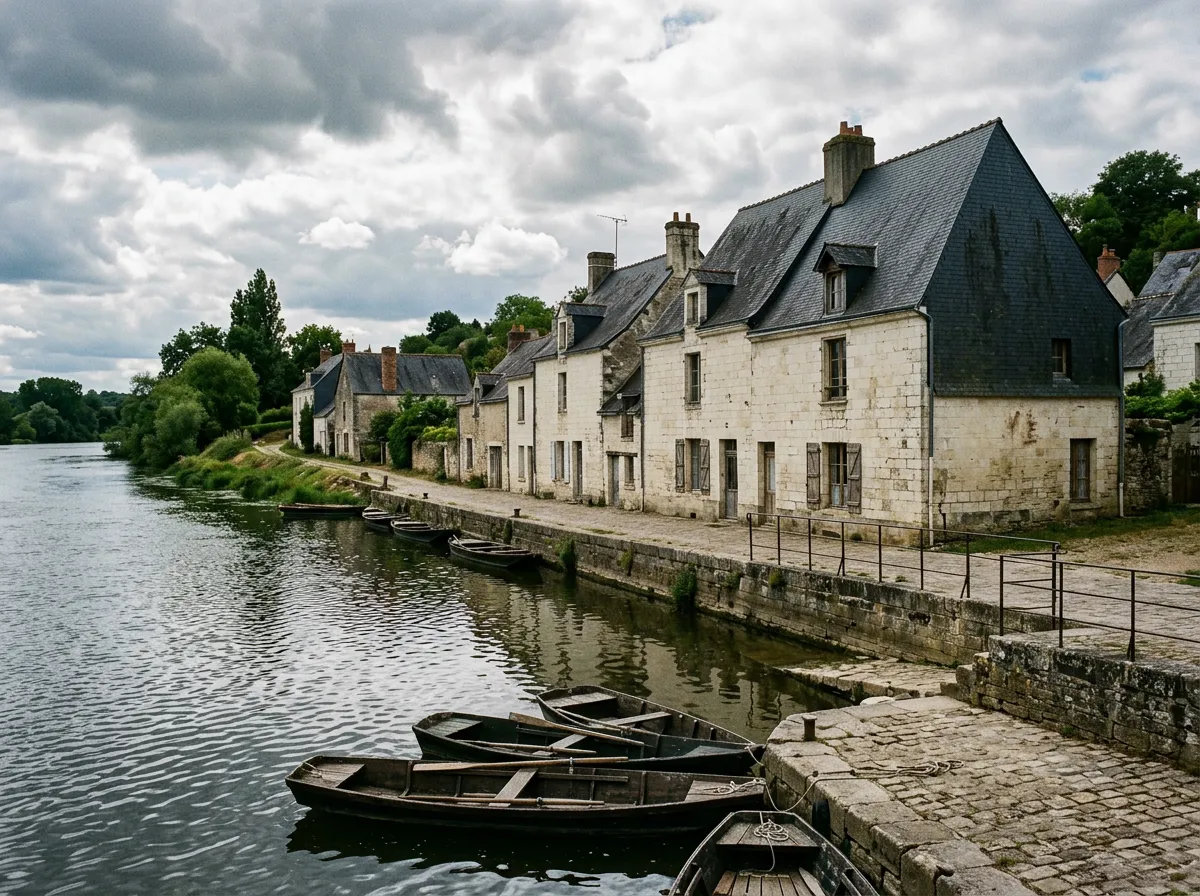Maisons nantaises en tuffeau et ardoise