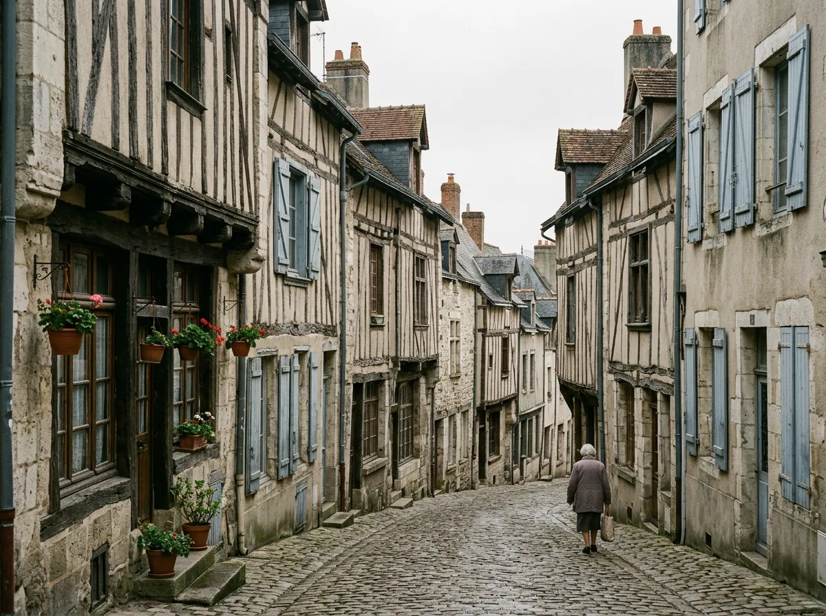 Façades anciennes poitevines, centre historique